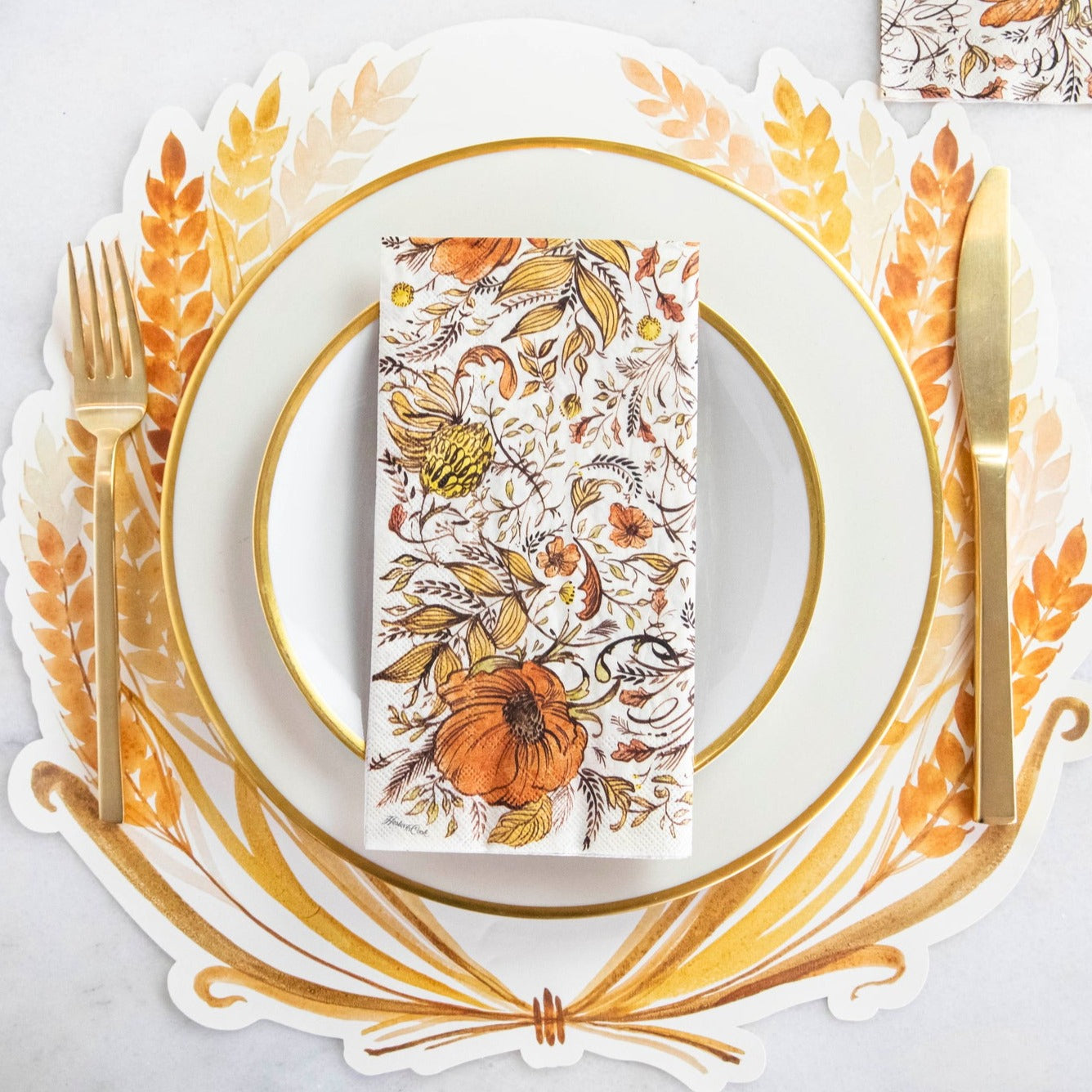 Die-cut Golden Harvest Placemat