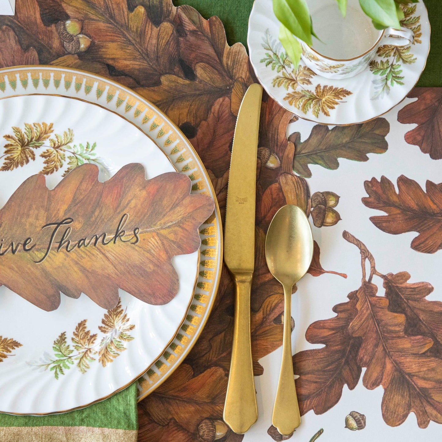 Die-cut Autumn Wreath Placemat