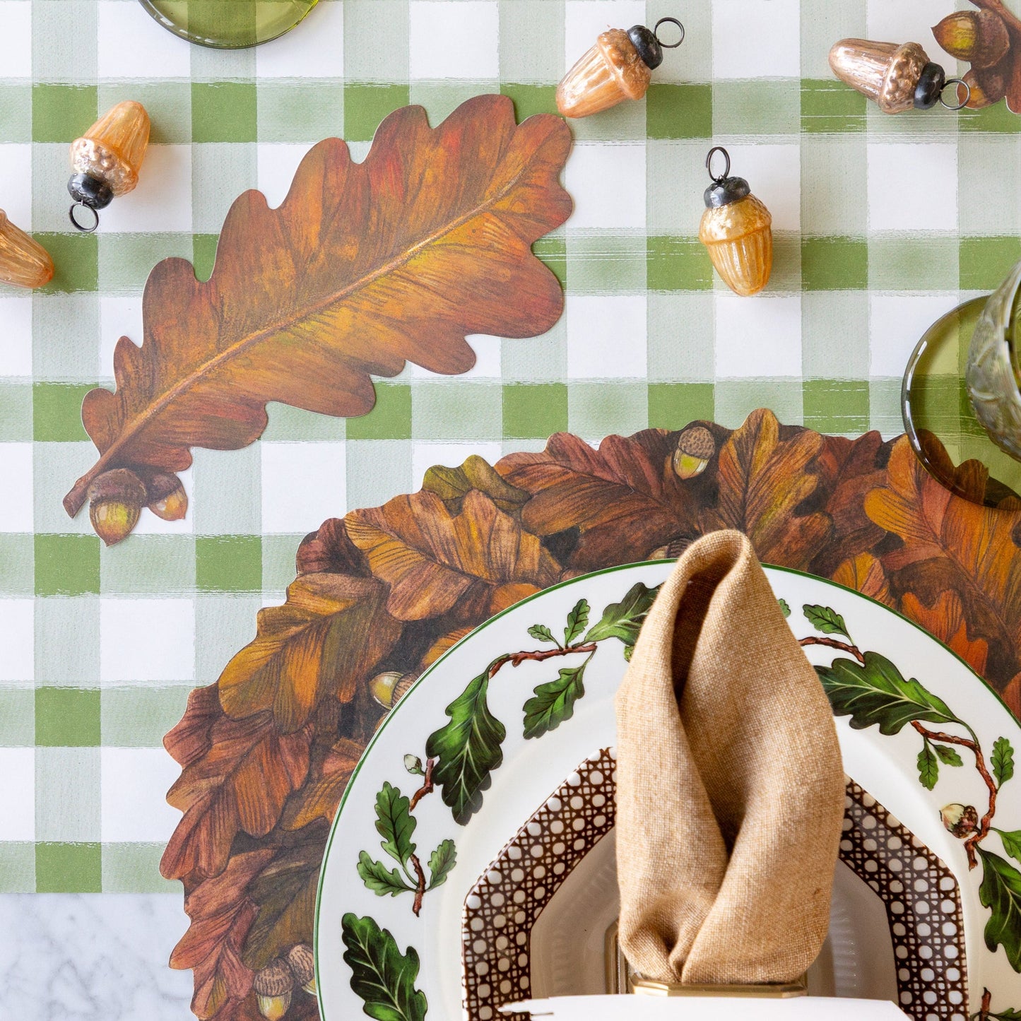 Die-cut Autumn Wreath Placemat
