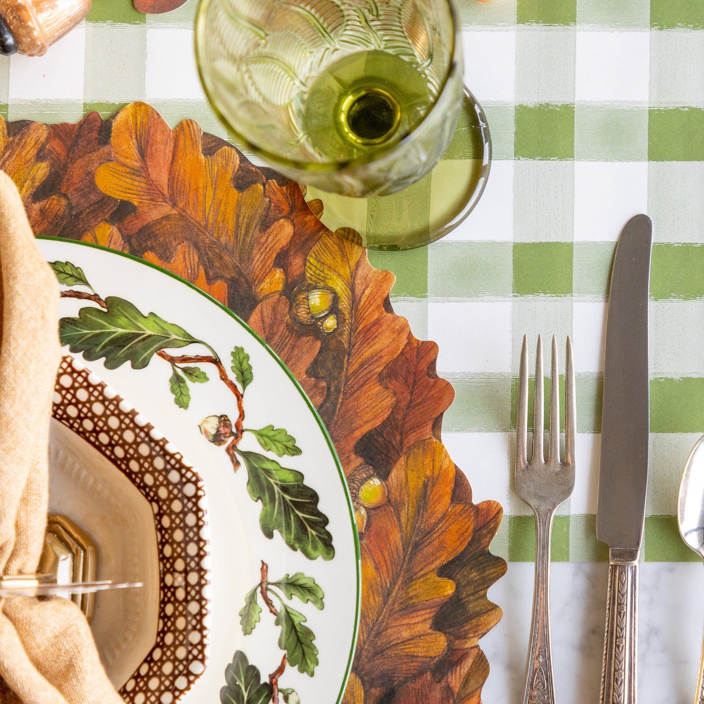 Die-cut Autumn Wreath Placemat
