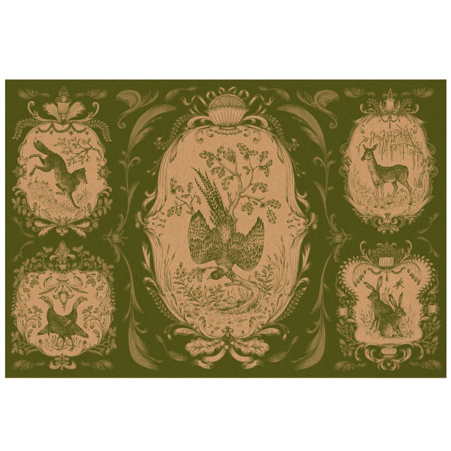 Moss Fable Toile Placemat