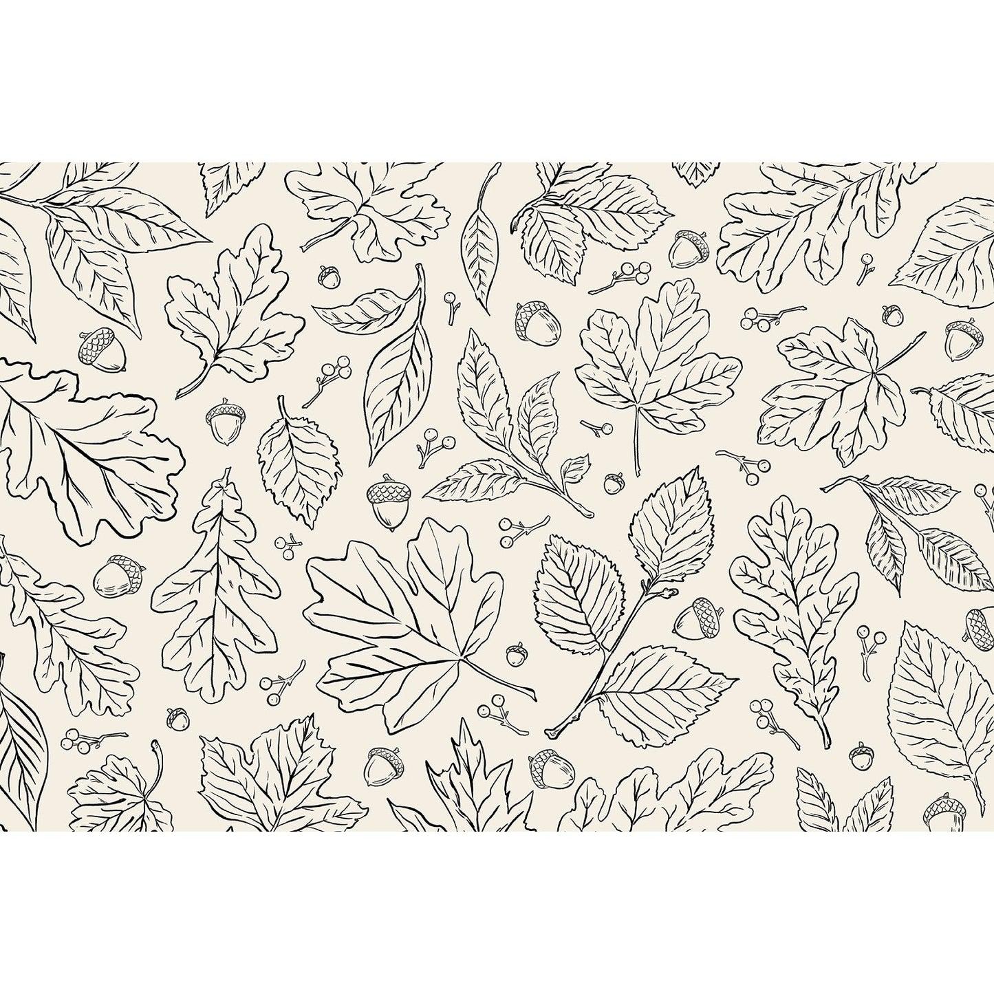 Coloring Leaves Placemat