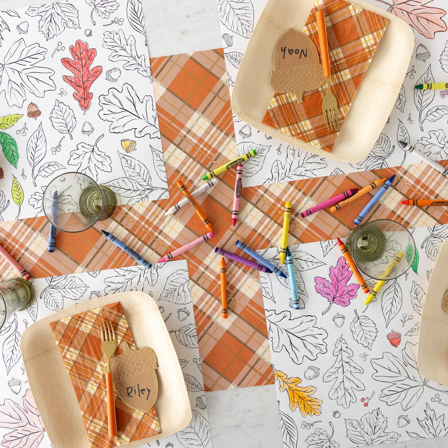 Coloring Leaves Placemat