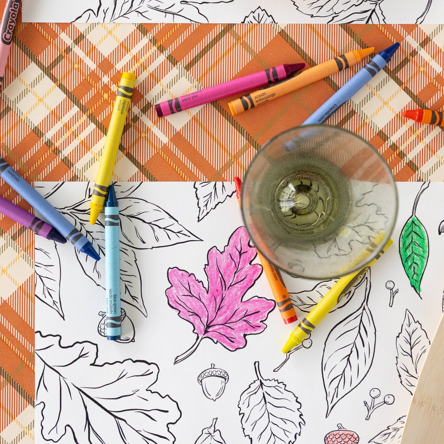 Coloring Leaves Placemat