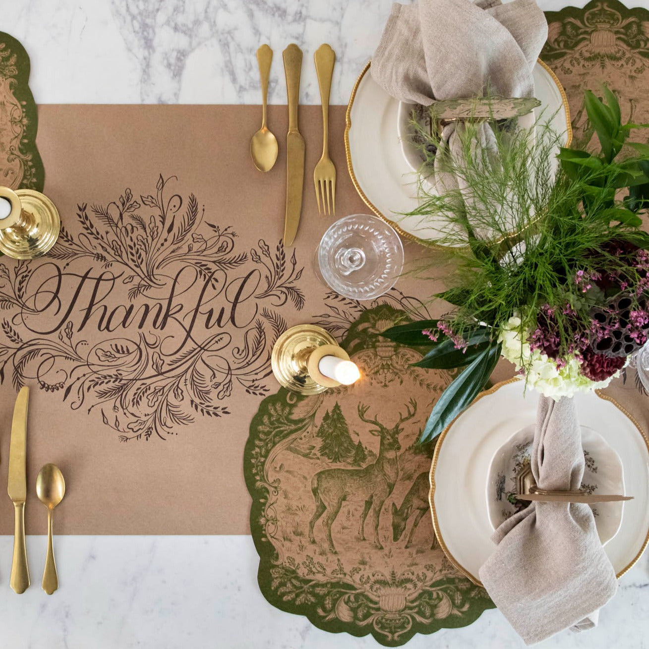 Die-cut Moss Fable Fauna Placemat