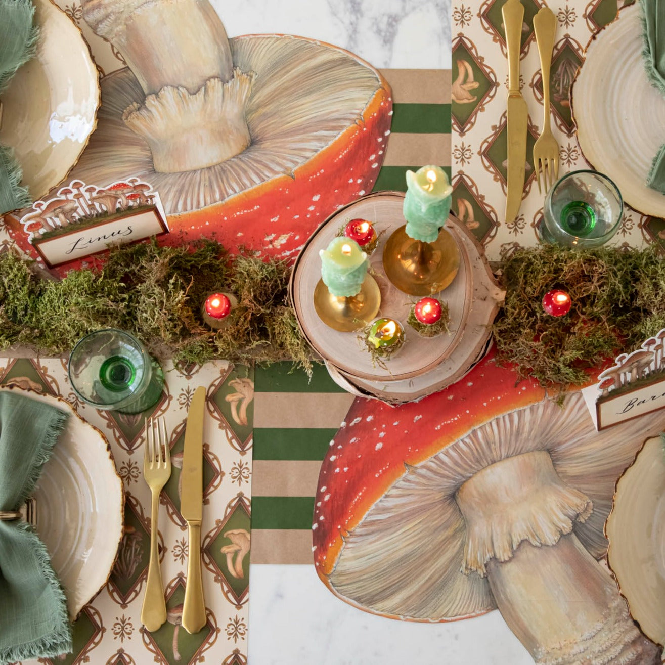 Die-cut Mushroom Placemat