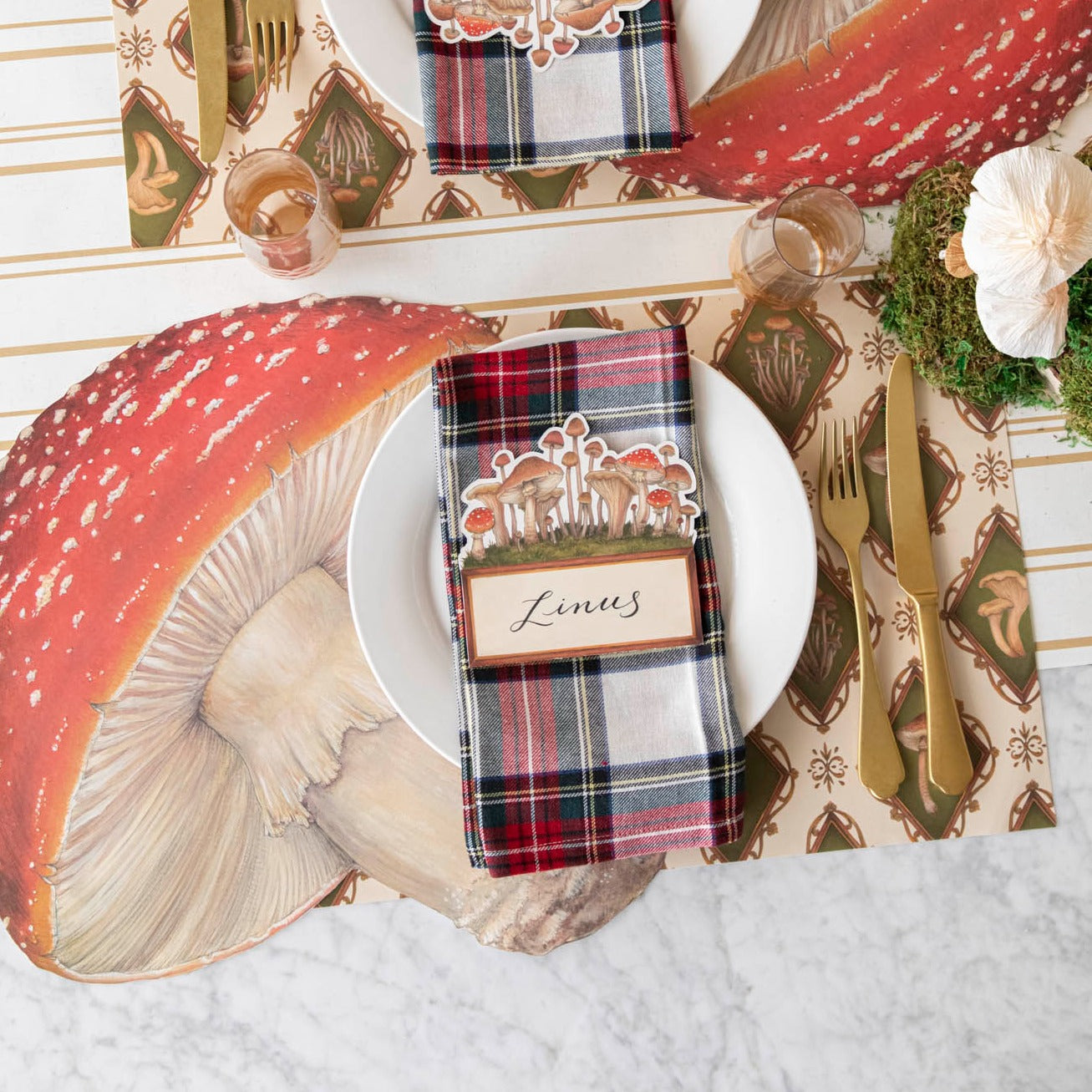 Die-cut Mushroom Placemat