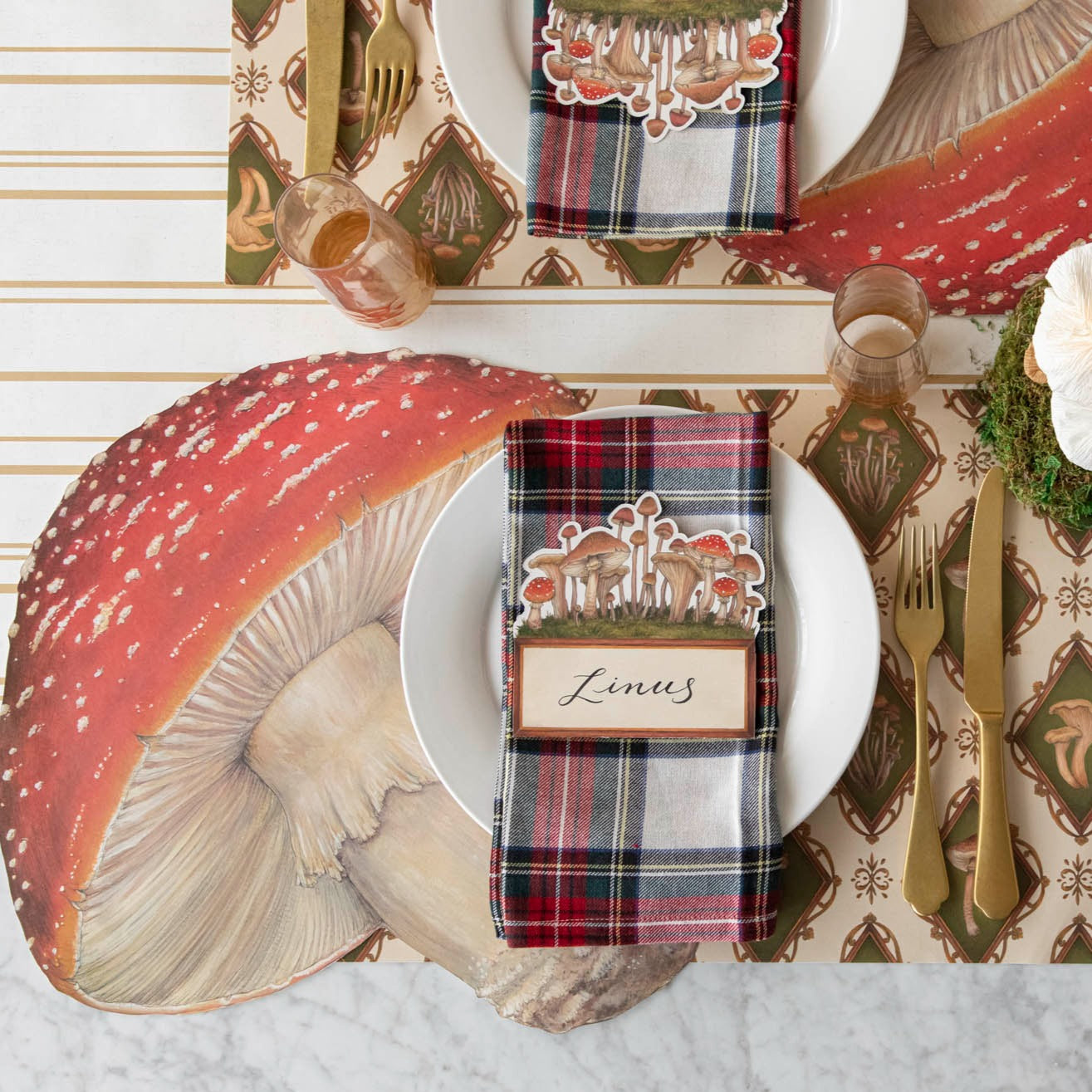 Die-cut Mushroom Placemat