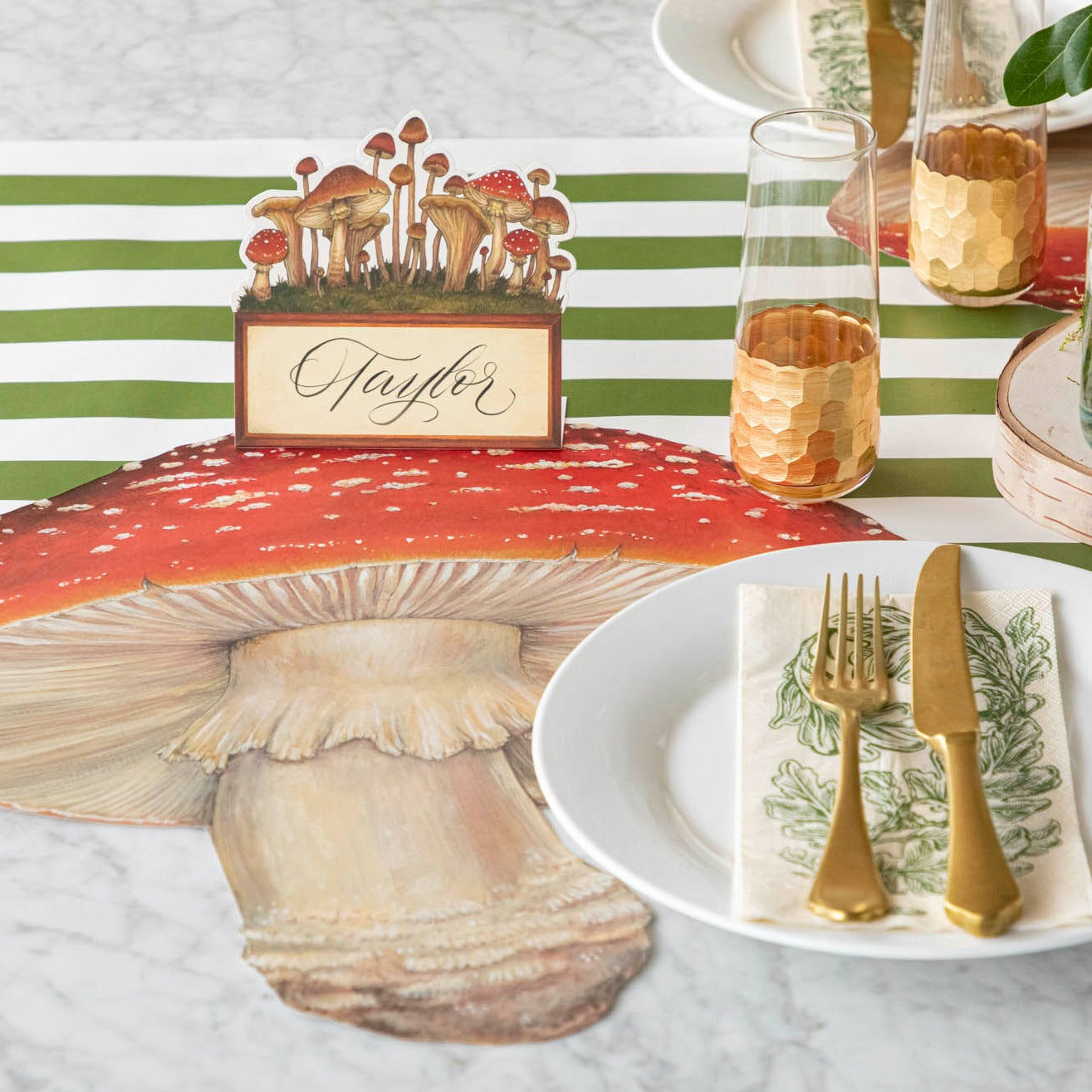 Die-cut Mushroom Placemat