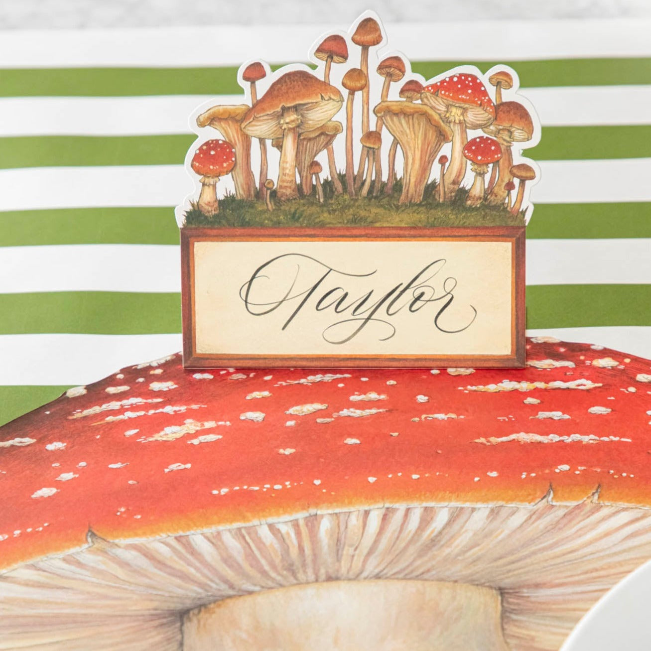 Die-cut Mushroom Placemat