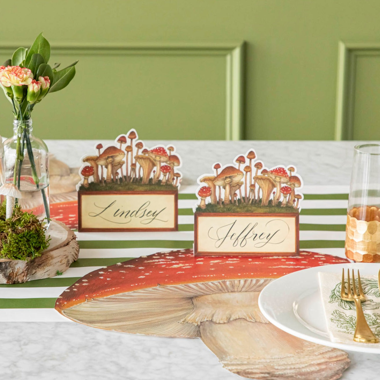 Die-cut Mushroom Placemat