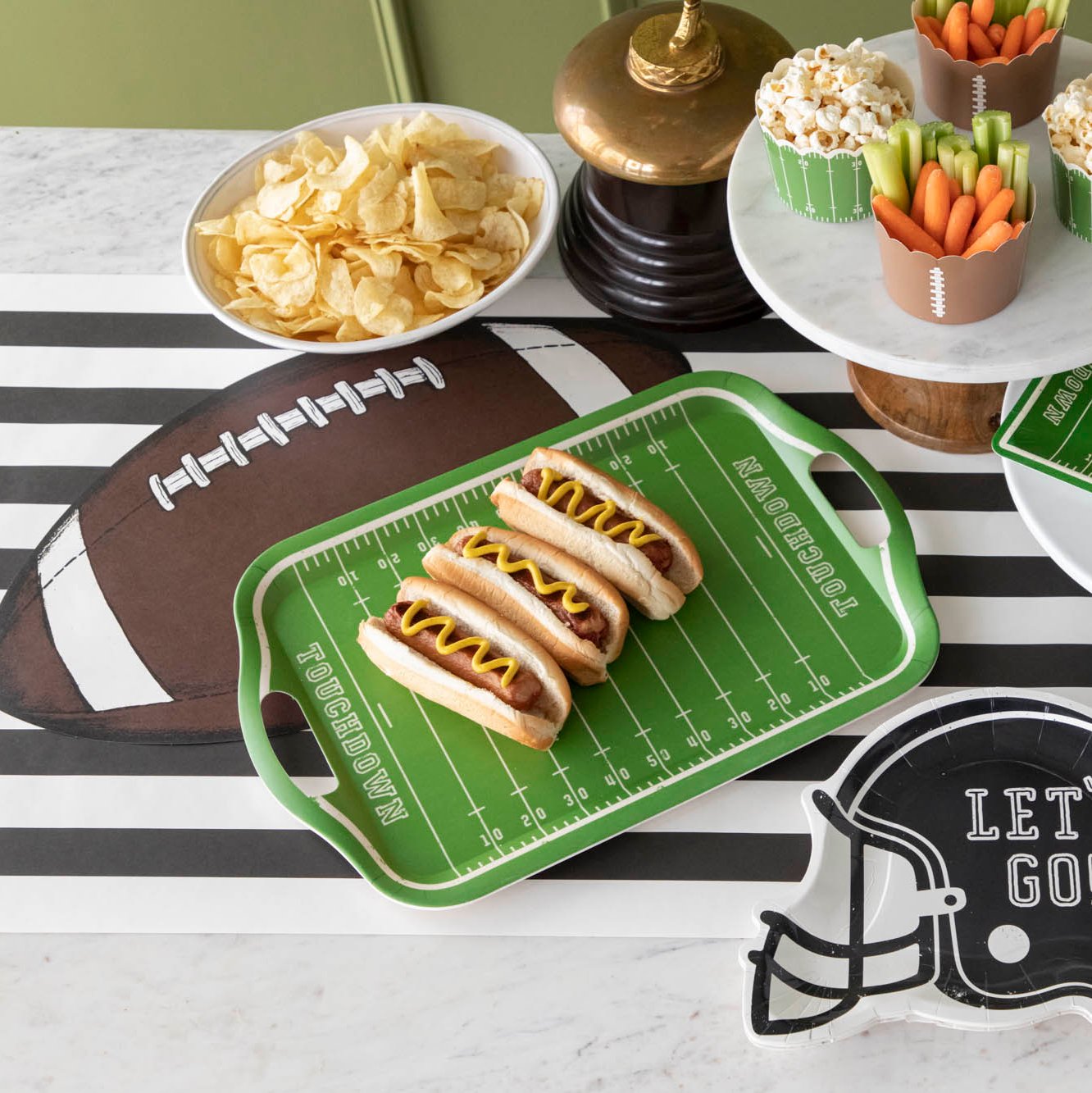 Die-cut Football Placemat