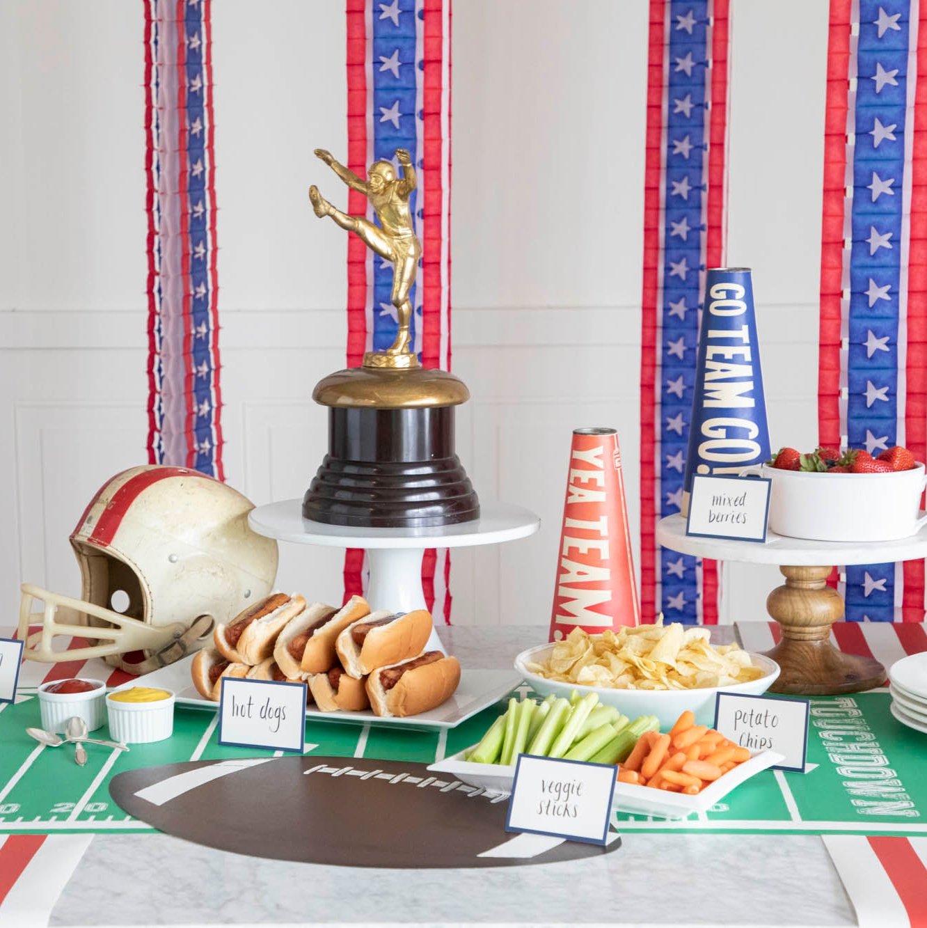 Die-cut Football Placemat