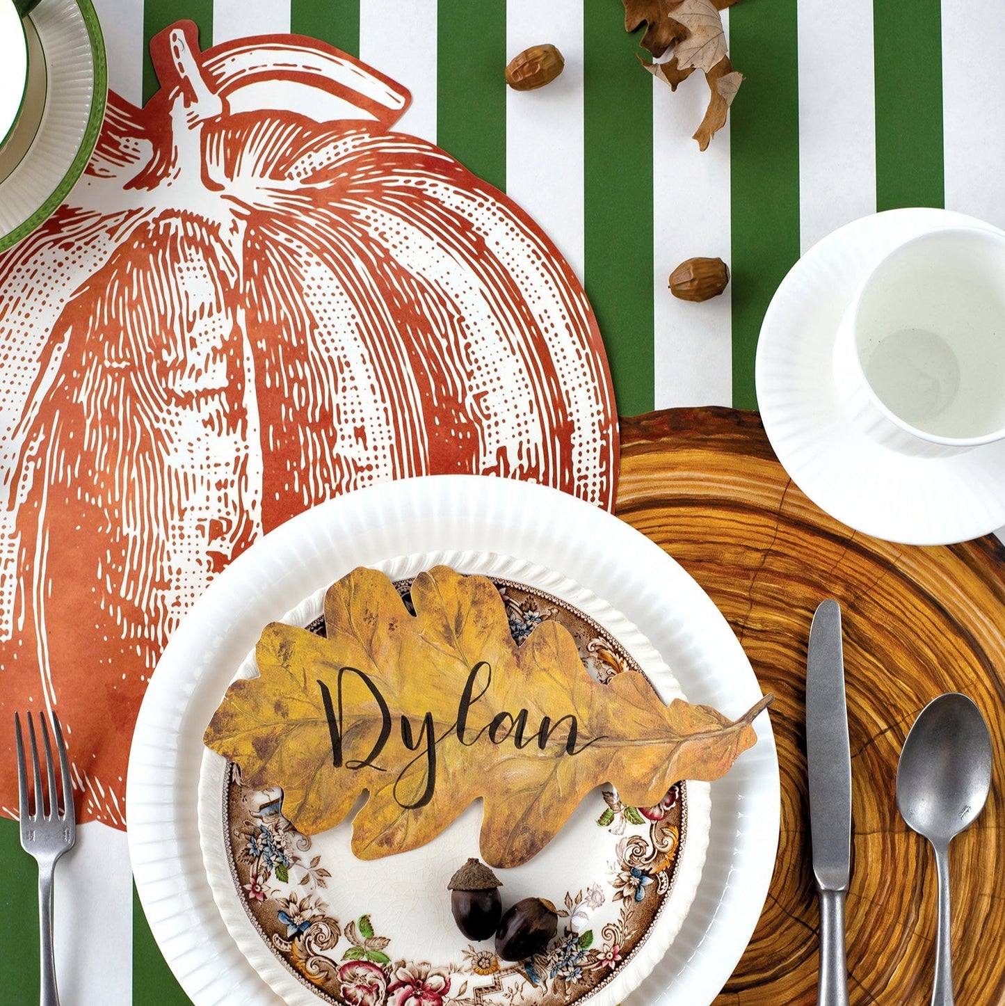 Die-cut Pumpkin Placemat