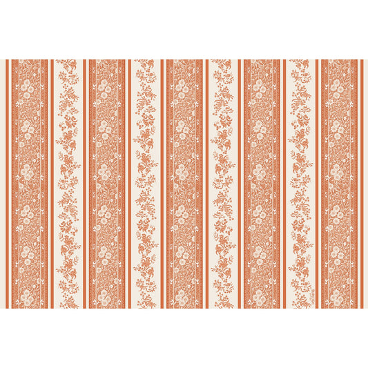 Pumpkin Burleigh Stripe Placemat