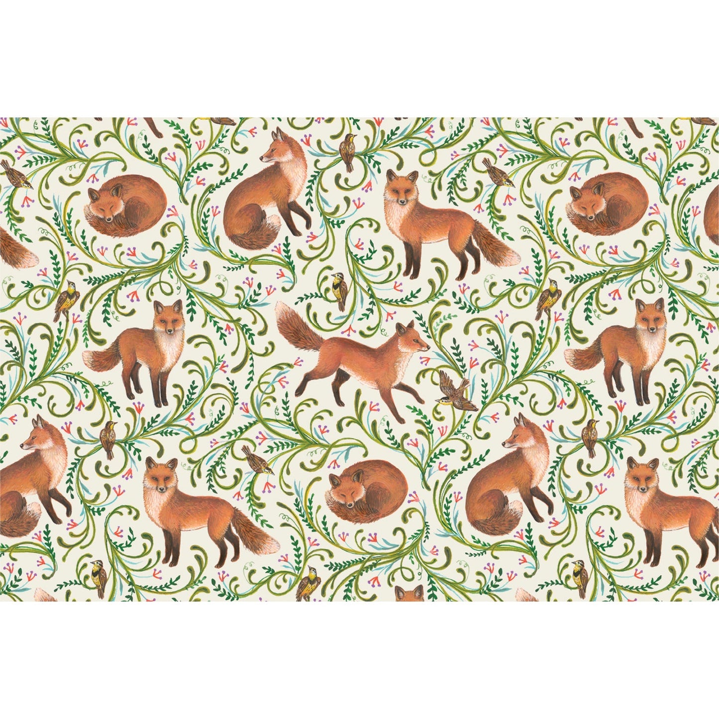 Fanciful Foxes Placemat
