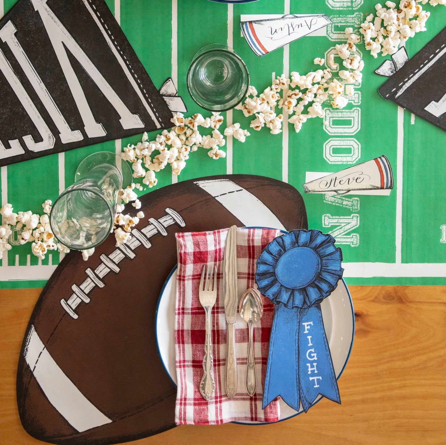 Die-cut Football Placemat