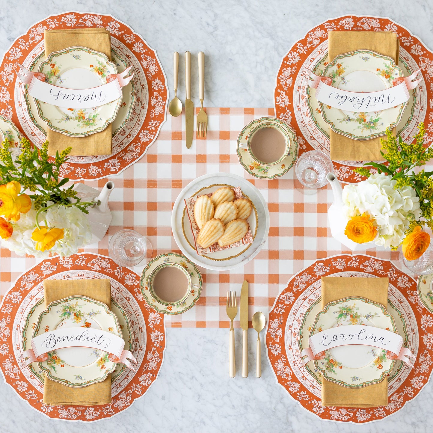 Die-cut Pumpkin Regal Placemat