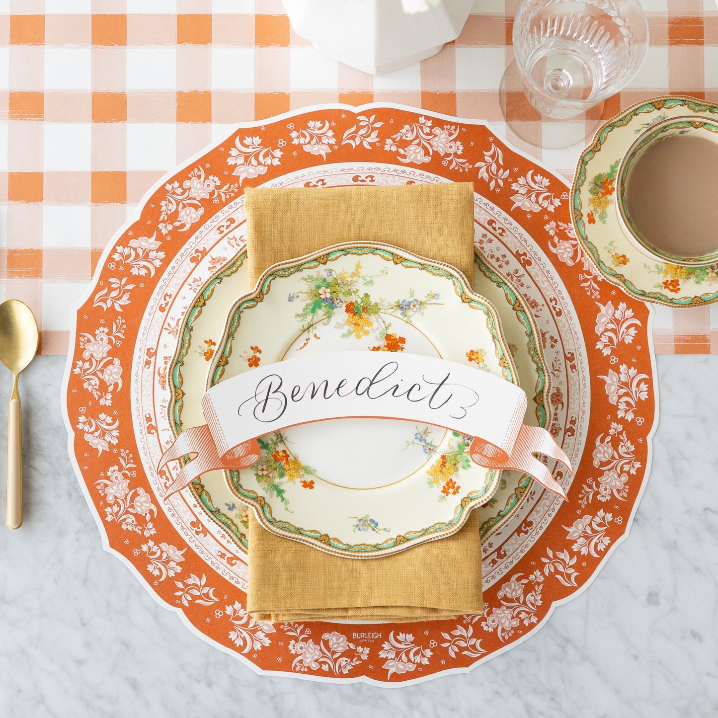 Die-cut Pumpkin Regal Placemat