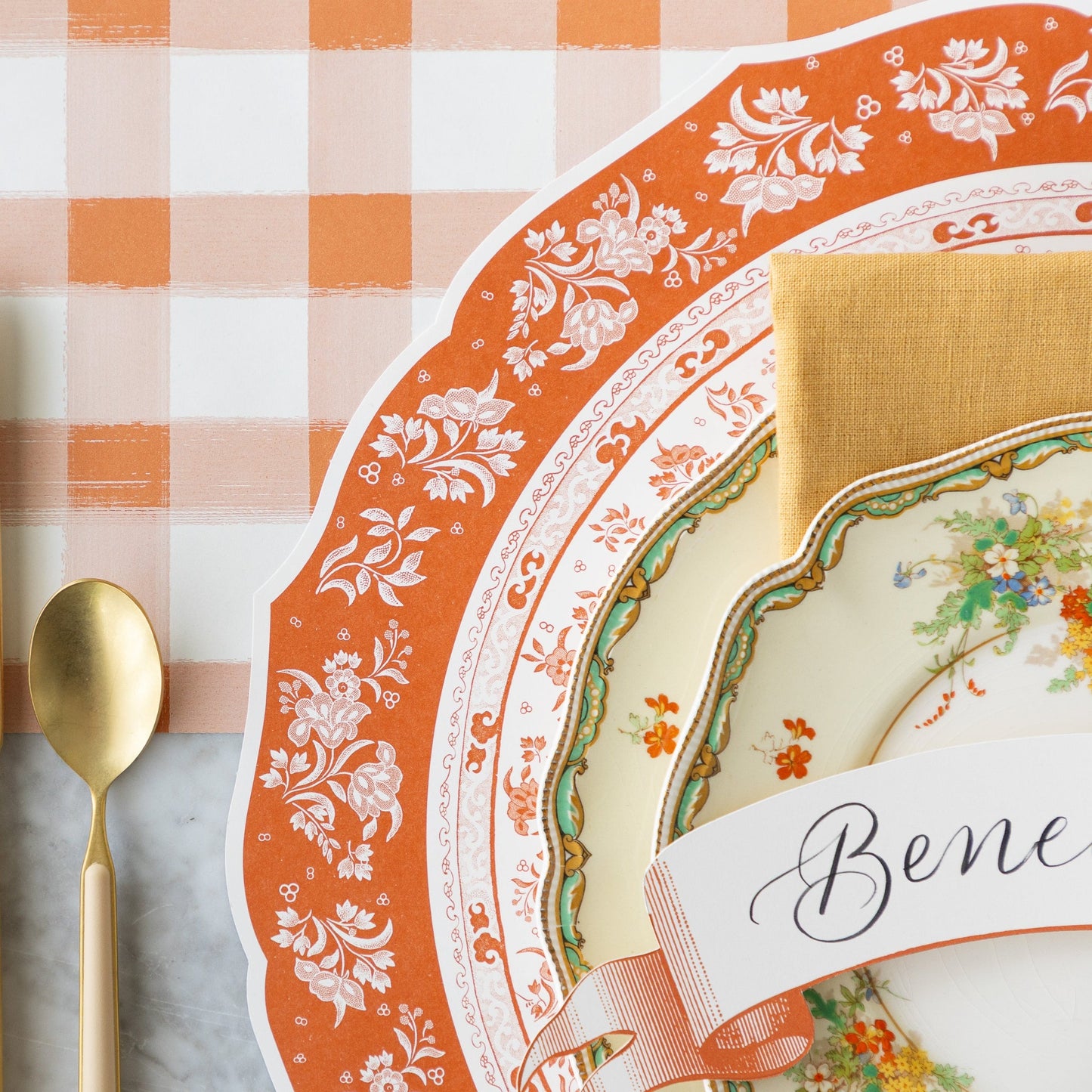 Die-cut Pumpkin Regal Placemat