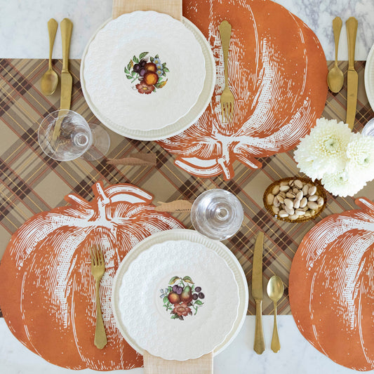 Die-cut Pumpkin Placemat