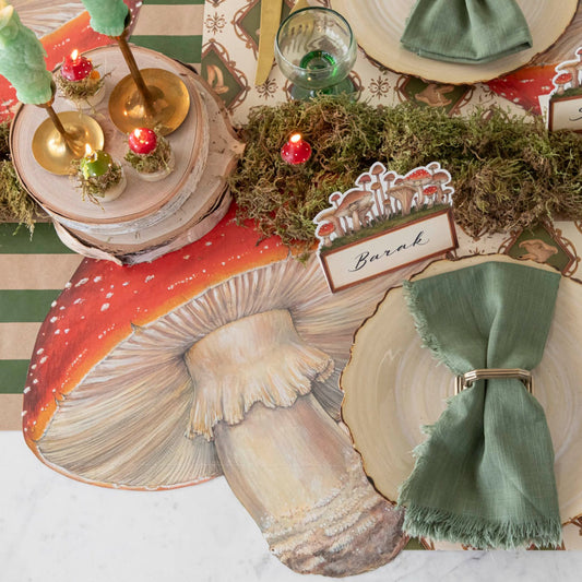 Die-cut Mushroom Placemat