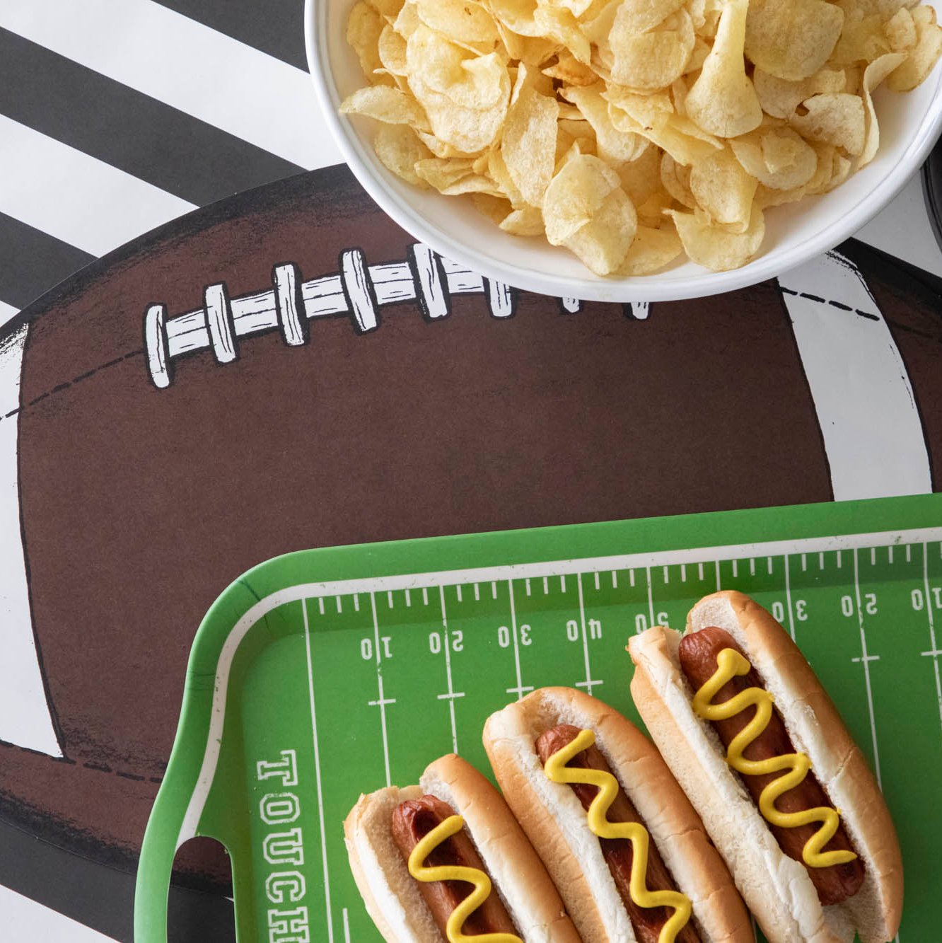 Die-cut Football Placemat